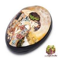 ШК-40/33 Шкатулка &quot;Поцелуй&quot; Густав Климт&quot; исп. Силантьева