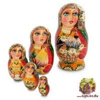 МР-16/ 6 Матрешка 5м &quot;Мария с курицей&quot;