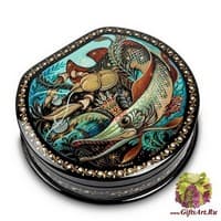 ШК-45/21 Шкатулка Холуй &quot;Щука&quot; Орлова