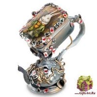 ШК-50/ 5 Шкатулка  &quot;Алиса в стране чудес&quot; исп. Шеншины