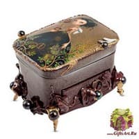ШК-50/ 6 Шкатулка  &quot;Ангел времени&quot; авт. Шеншин М.