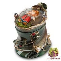 ШК-50/ 9 Шкатулка  &quot;Дождик&quot; авт. Шеншины