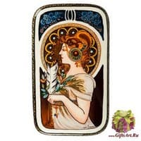 ШК-80/14 Шкатулка &quot;Альфонс Муха&quot; исп. Бурмистрова