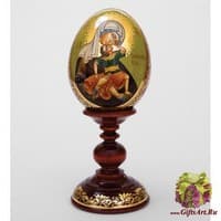 ИКО- 2 Яйцо-икона &quot;Взыграние Младенца&quot; Борисова А.