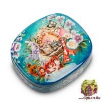 ШК-30/ 4 Шкатулка  Мстера &quot;Сюрприз&quot; 8,5,х7,5 Рыбакова О.