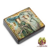 ШК-30/34 Шкатулка  &quot;На прогулке&quot; исп. Акминская И.