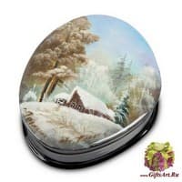 ШК-10/ 7 Шкатулка  &quot;Зима&quot; Гусак Н.