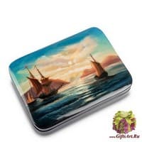 ШК-10/20 Шкатулка  &quot;Море&quot; авт. Котова А. - Вариант A