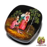 ШК-25/16 Шкатулка  &quot;Русский сюжет&quot; Лавров