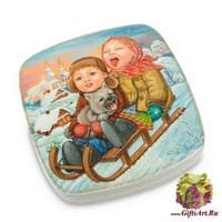 ШК-30/31 Шкатулка  &quot;Зимушка&quot; Карпова Н.