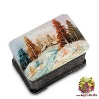 ШК-25/10 Шкатулка  &quot;Зима&quot; Шор. Е. - Вариант A