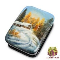 ШК-25/ 7 Шкатулка  &quot;Зима&quot; исп. Шор. Е.