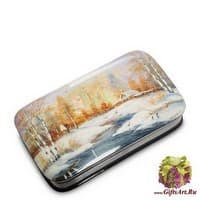 ШК-25/ 4 Шкатулка  &quot;Зима&quot; авт. Шор Е.. - Вариант A