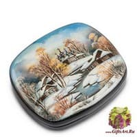 ШК-25/ 5 Шкатулка  &quot;Зима&quot; исп. Хомин И. - Вариант A