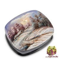 ШК-25/ 6 Шкатулка  &quot;Зима&quot; исп. Шор - Вариант A