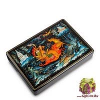 ШК-30/79 Шкатулка Палех &quot;Тройка&quot; исп. Фролов С. А.