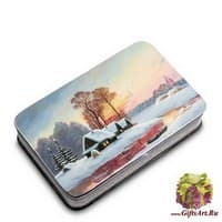 ШК-35/ 3 Шкатулка  &quot;Зима&quot; Никитин М.