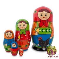 МР-20/18 Матрешка 5м &quot;Анюта с курицей&quot; СП