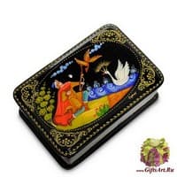 ШК-85/16 Шкатулка Палех &quot;Царевна-лебедь&quot; Серов