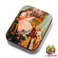 ШК-35/20 Шкатулка  &quot;Девочка&quot; исп. Зимин А.