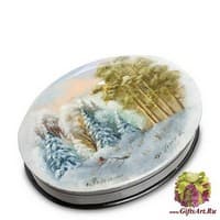 ШК-10/33  Шкатулка  &quot;Зима&quot; Гусак
