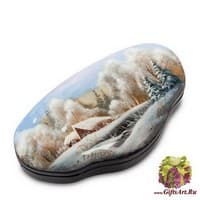 ШК-10/29 Шкатулка  &quot;Русская зима&quot;  Павлов - Вариант A