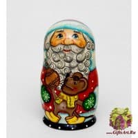 МР-21/ 2 Матрешка  3м &quot;Дед мороз&quot; в асс. мал.
