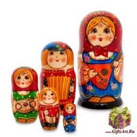 МР-21/ 6 Матрешка  5м &quot;Семья&quot; в асс.