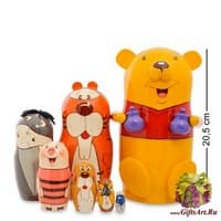 МР-14/ 8 Матрешка  7м &quot;Винипух&quot; 24см