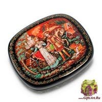 ШК-30/27 Шкатулка Мстера &quot;Коробейник&quot; Садовская