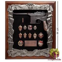 ПК-171 Ключница &quot;Маузер со знаками ФСБ&quot; 40х44