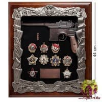 ПК-172 Ключница &quot;Маузер с наградами СССР&quot; 40х44