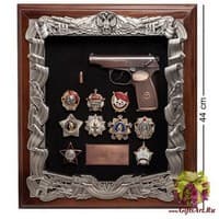 ПК-179 Панно &quot;Макаров с наградами СССР&quot; 40х44