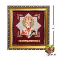 ПК-562 Панно &quot;Николай Чудотворец&quot; мини 18x19