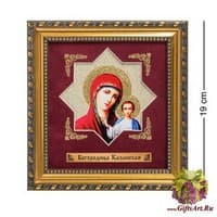 ПК-563 Панно &quot;Богородица Казанская&quot; мини 18x19