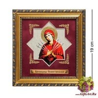 ПК-566 Панно &quot;Богородица Семистрельная&quot; мини 18x19