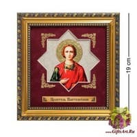 ПК-569 Панно &quot;Целитель Пантелеймон&quot; мини 18x19