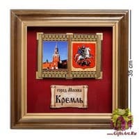 ПК-572 Панно &quot;Москва Кремль&quot; бол. 35х35