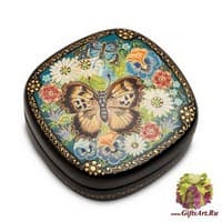 ШК-30/57 Шкатулка Холуй &quot;Лето&quot; 7,0х7,0  Николаева