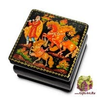 ШК-95/ 4 Шкатулка Палех &quot;Конек-Горбунок&quot;