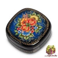 ШК-30/20 Шкатулка Мстера &quot;Букет&quot; 7,0х7,0 исп. Николаева