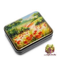 ШК-55/69 Шкатулка &quot;Маковое поле&quot;