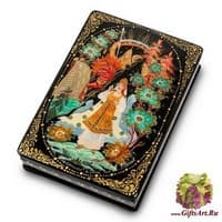 ШК-75/ 2 Шкатулка Холуй &quot;Василиса прекрасная&quot; исп. Иванов