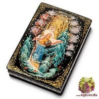 ШК-75/ 5 Шкатулка Холуй &quot;За подснежниками&quot; исп. Иванов