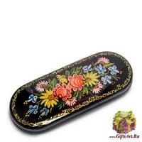 ШК-16/ 7 Очешник Палех &quot;Цветы&quot; - Вариант A