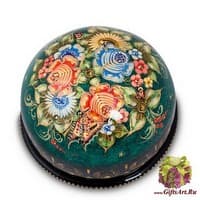 ШК-30/15 Шкатулка Мстера &quot;Букет&quot; 10,0х10,0  Николаева