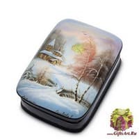 ШК-60/ 5 Шкатулка  &quot;Часовенка&quot; Соловьева Н. - Вариант A