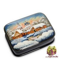 ШК-80/26 Шкатулка  &quot;Монастырь&quot; исп. Кузнецова - Вариант A