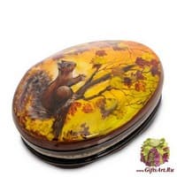 ШК-10/60 Шкатулка  &quot;Белка&quot; исп. Григорьева С.