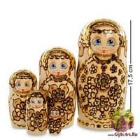 МР-34/ 6 Матрешка 5м &quot;Людмила с цветами&quot;